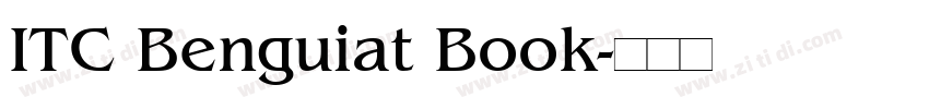 ITC Benguiat Book字体转换